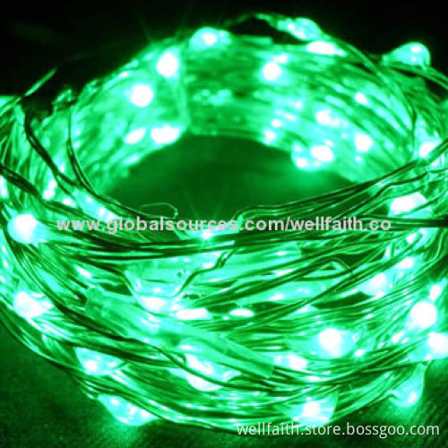 LED copper wire string lights for Christmas and wedding decoration